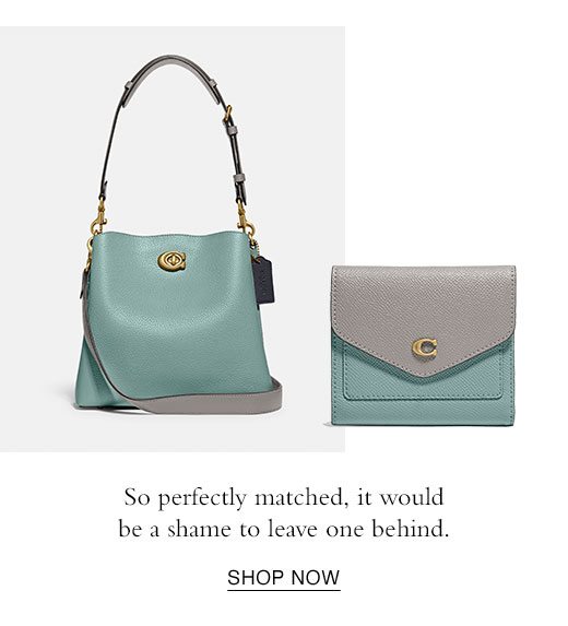 So perfectly matched, it would be a shame to leave one behind. SHOP NOW