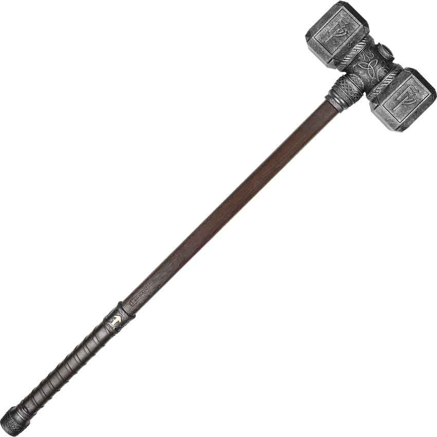 Image of Long Dorgen LARP Dwarf Hammer