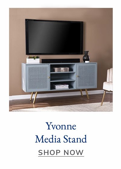 Yvonne Media Stand w/ Storage | SHOP NOW