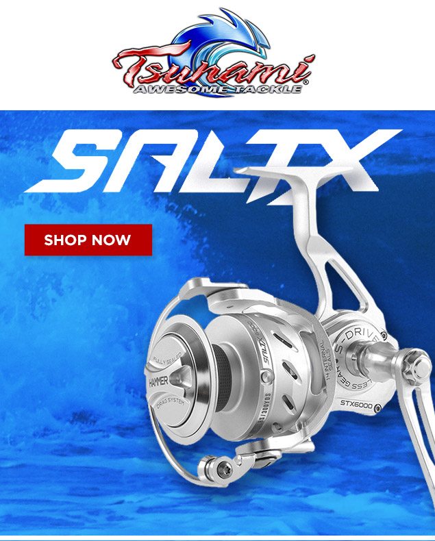 🎣 Tsunami SaltX Spinning Reels Are Here! - TackleDirect Email Archive