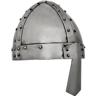 Spangenhelm with Medium Flare Nasal Guard