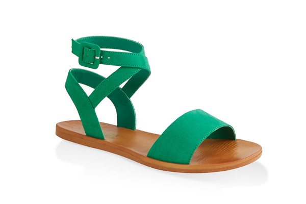 Criss Cross Ankle Strap Sandals