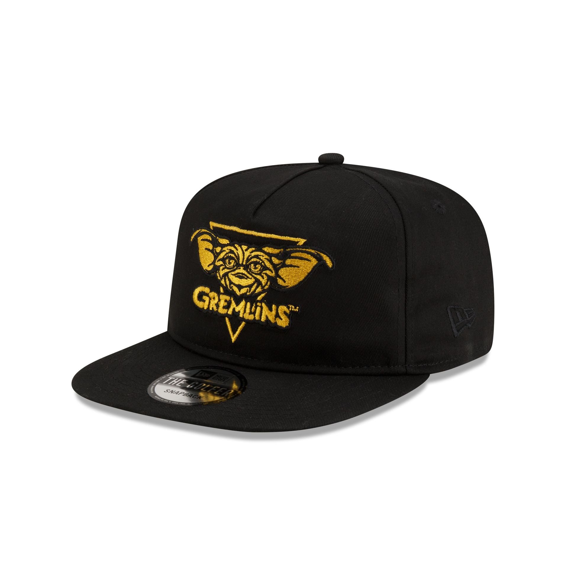 Image of Gremlins Black Gold Golfer Hat