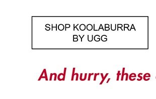 SHOP KOOLABURRA BY UGG