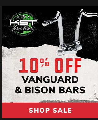 10% off Vanguard & Bison Bars