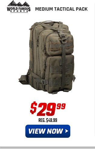 World Famous Sports Medium Tactical Pack