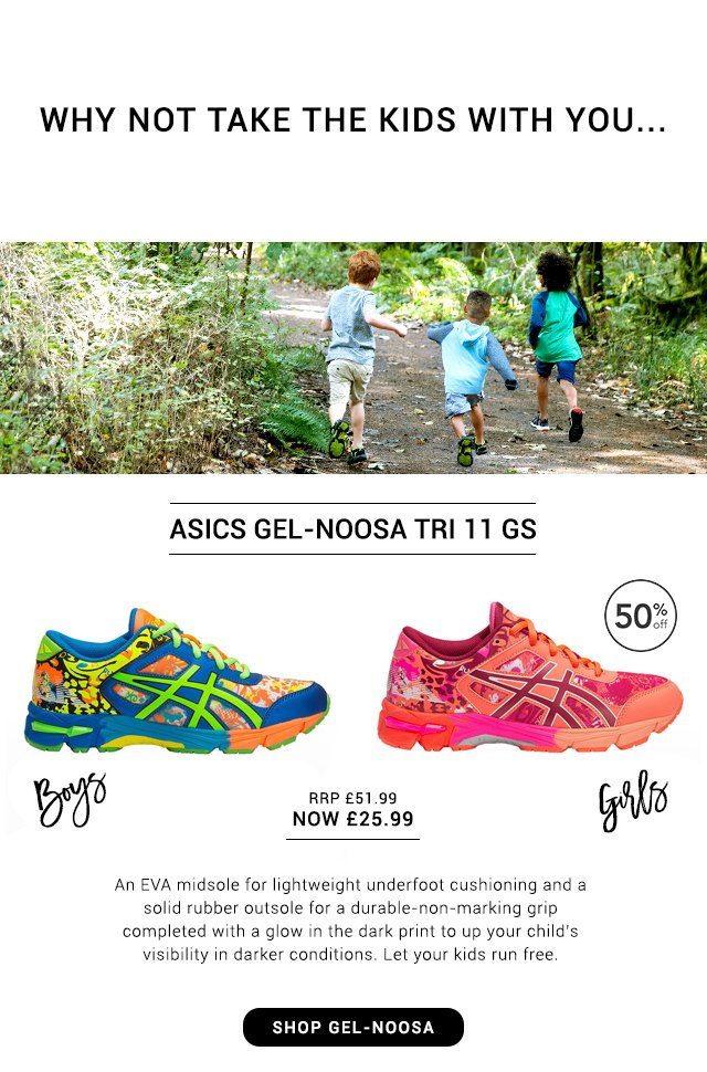 Shop Kid's Asics Gel-Noosa TRI 11 GS