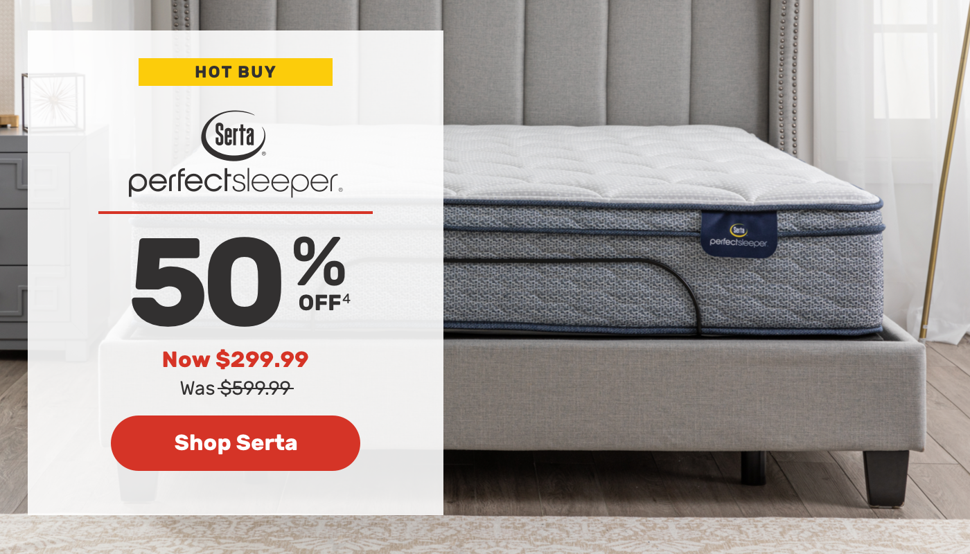 Perfect Sleeper 50% off now $299 was $599-Shop Serta