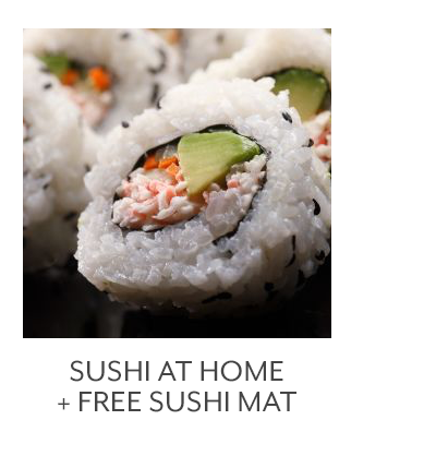 Sushi At Home + Free Sushi Mat