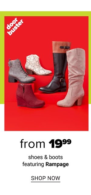 From 19.99 Shoes & Boots feat. Rampage - Shop Now