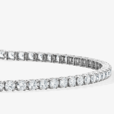 Lab-Created Diamonds by KAY Tennis Bracelet 3-1/3 ct tw 14K White Gold 7.5''