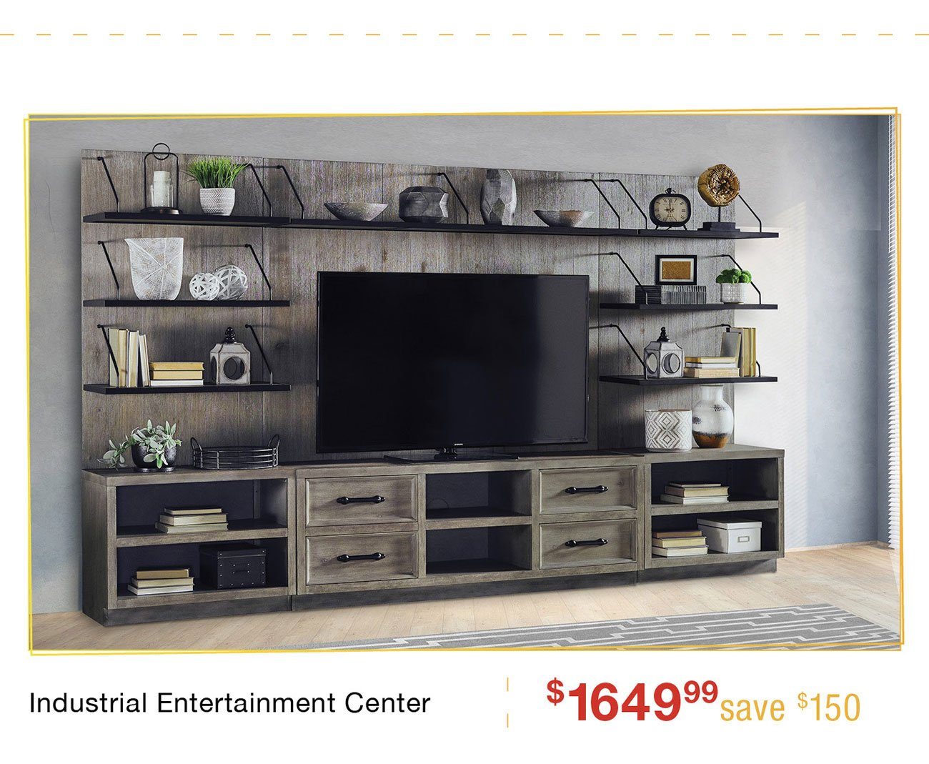 Industrial-entertainment-center