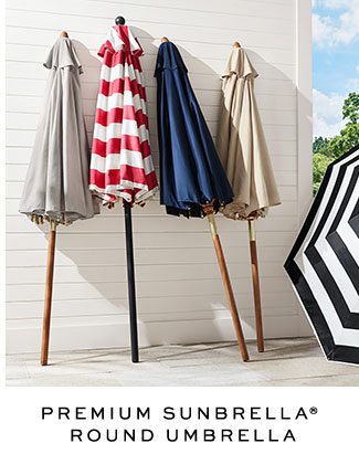 PREMIUM SUNBRELLAÂ® ROUND UMBRELA
