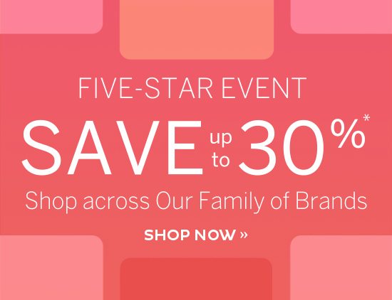 Five Star - Save up to 30%*