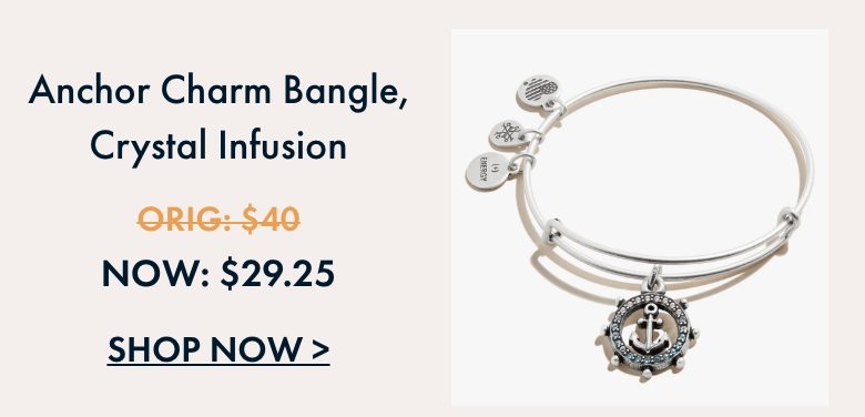 Anchor Charm Bangle | Shop Now