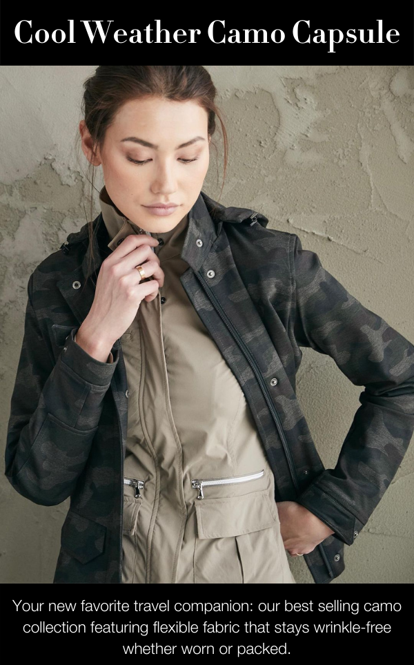 Camo Caper Ponte Hooded Blazer Jacket