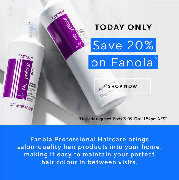 Save 20% on Fanola