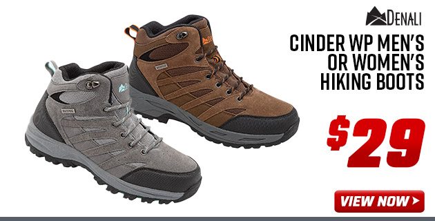 denali cinder wp women's hiking boots