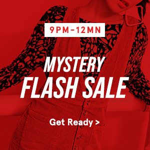 9PM-12MN: Mystery Flash Sale