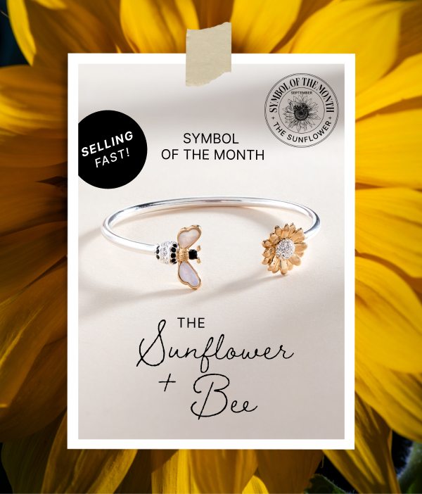 Seeling Fast | Symbol of the Month | The Sunflower + Bee