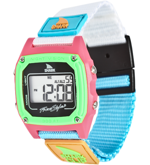 Image of Freestyle Watch Shark Clip Black/Neon