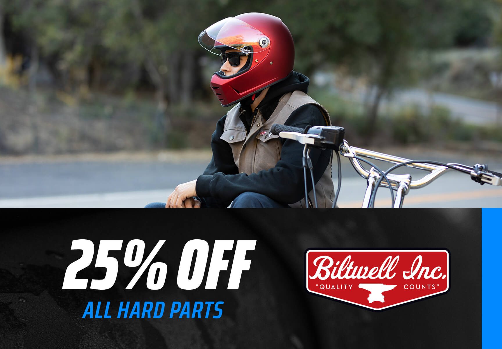25% Off Biltwell Hard Parts