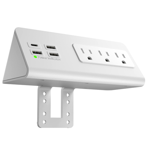 Nightstand Edge Power Strip