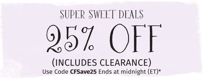 Shop Costumes & Dress-up | Get 25% Off Your Order(Including Clearance) - Use Code: CFSave25*.