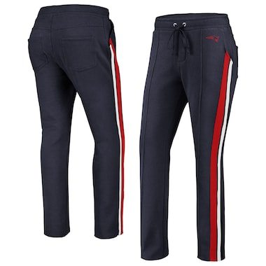 WEAR By Erin Andrews New England Patriots Women's Navy Track Pants