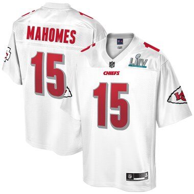 Patrick Mahomes Kansas City Chiefs NFL Pro Line Super Bowl LIV Champions Jersey - White