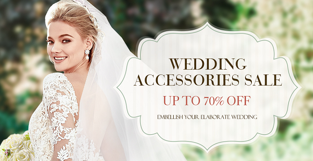 Wedding Accessories Sale Up To 70% OFF | Embellish Your Elaborate Wedding