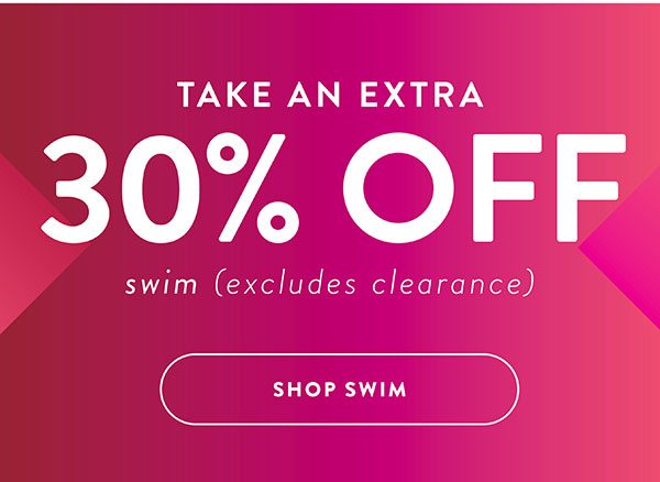 Extra 30% off Swim