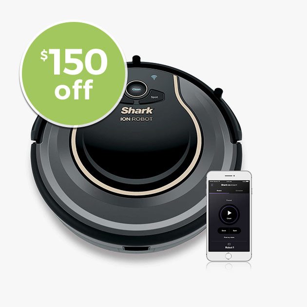 Shark ION™ RV750 Robot Vacuum R75 with Wi-Fi - $150 off