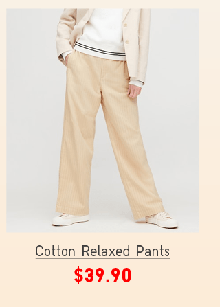 BANNER4 PDP4 - WOMEN COTTON RELAXED PANTS