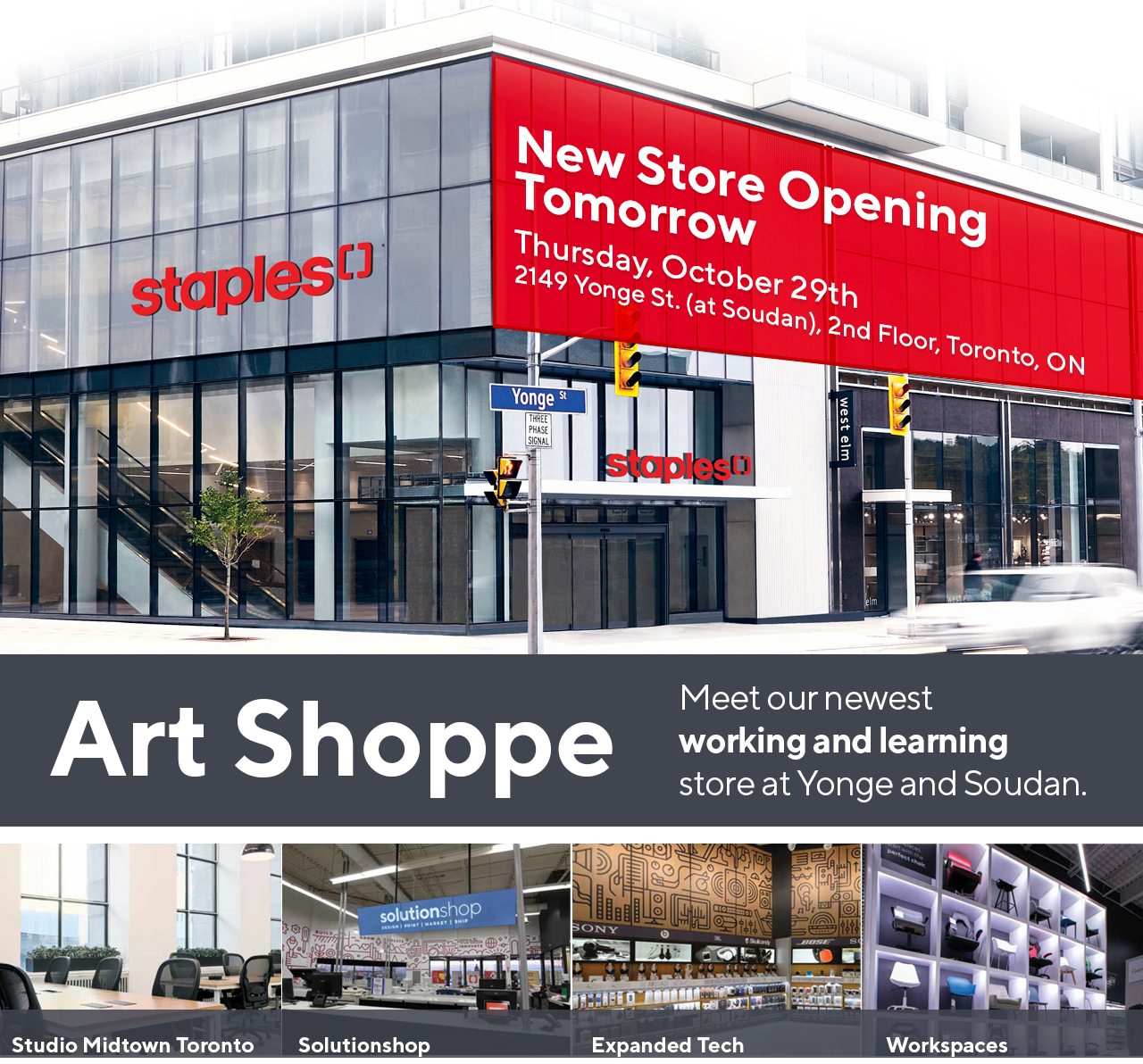 Art Shoppe. New Store Opening Tomorrow. Thursday, October 29th.
