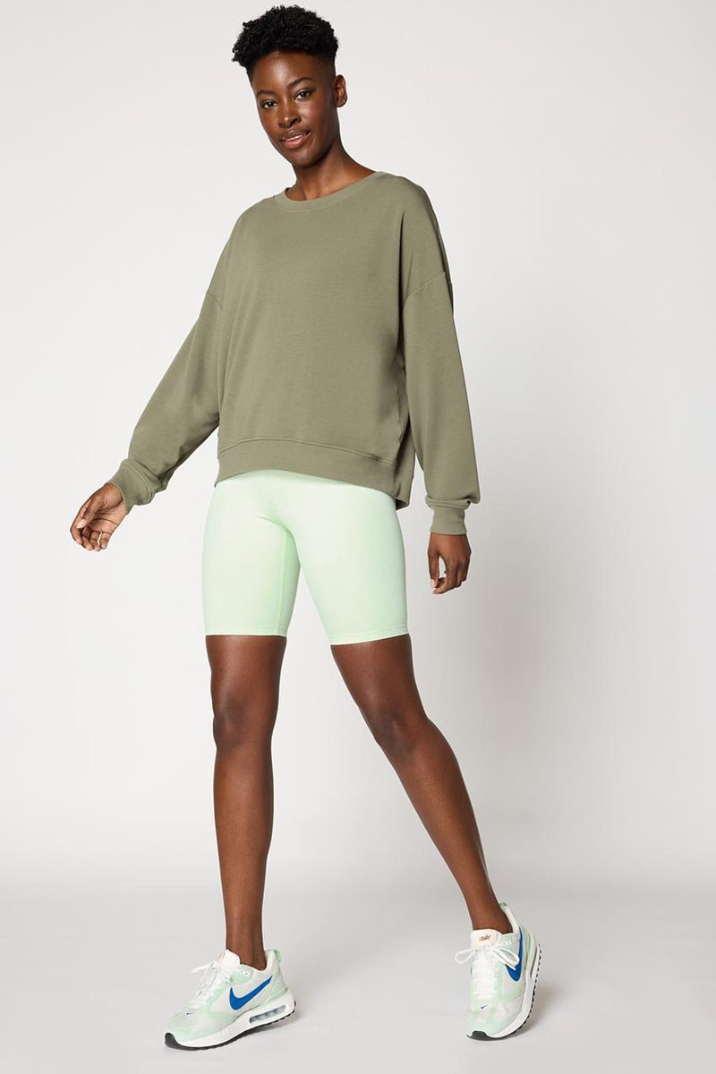 Serene Recycled Polyester TENCEL™ Modal Relaxed Crew Neck
