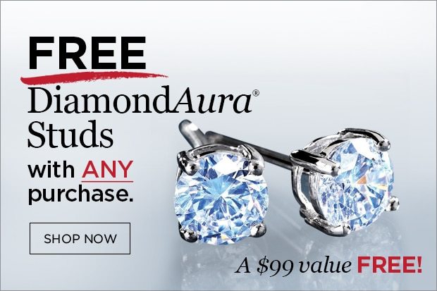 Free DiamondAura Classic Studs