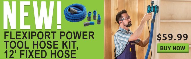 New! Flexiport Power Tool Hose Kit, 12' Fixed Hose