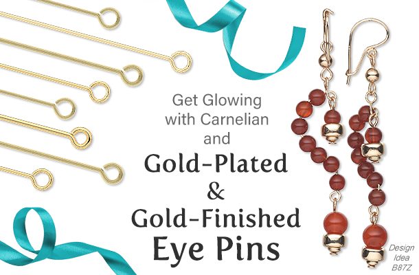 Gold-plated and Gold-Finished Eye Pins