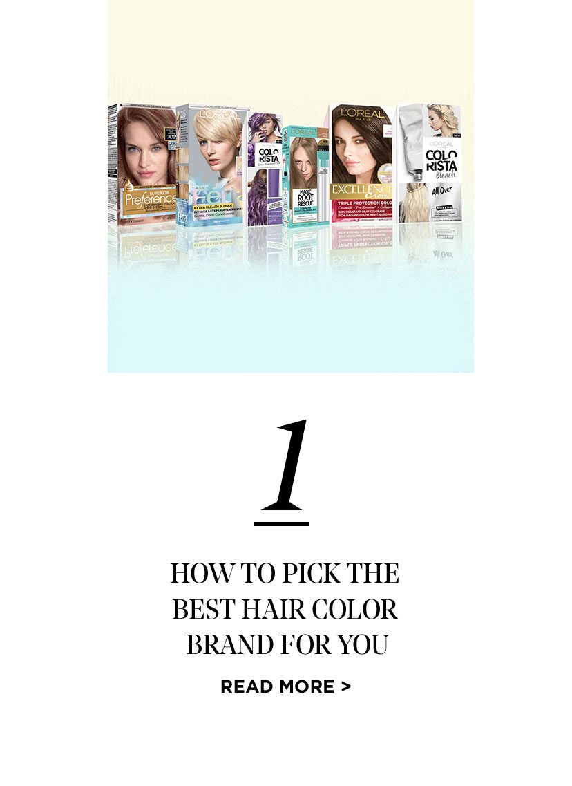 How to pick the best hair color brand for you - Read More