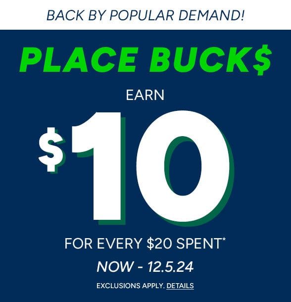 Place Bucks Back