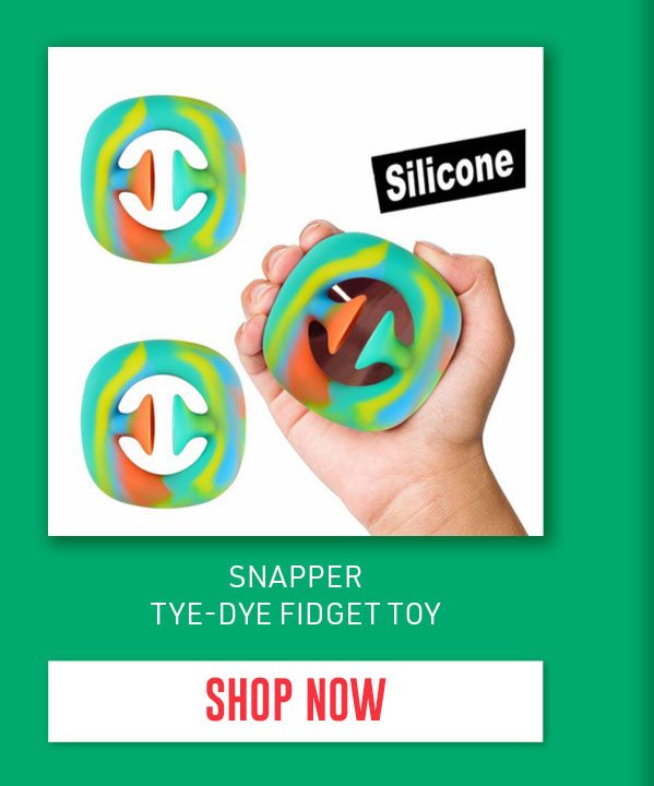 Snapper Tye-Dye Fidget Toy