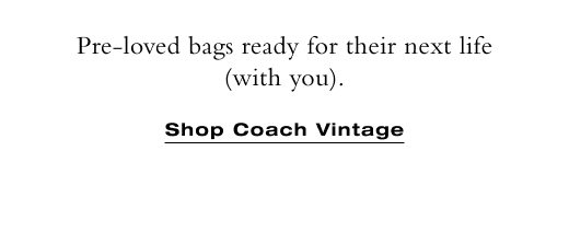 SHOP COACH VINTAGE