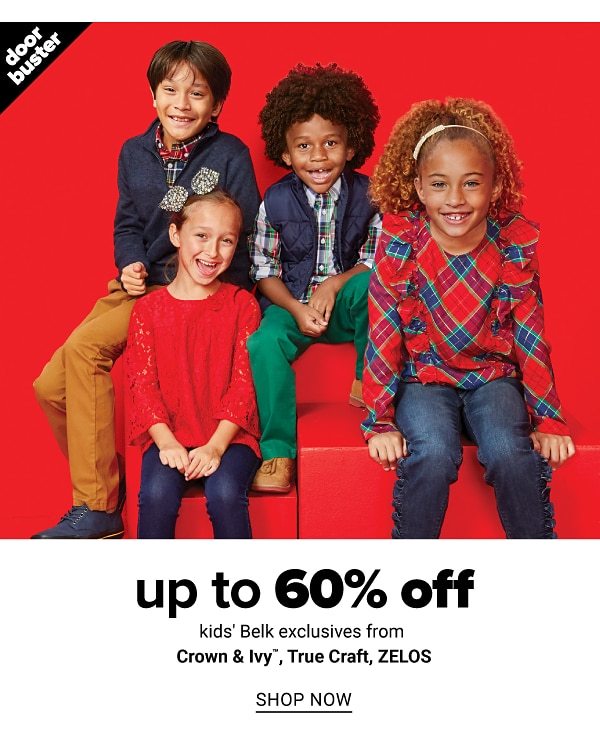 up to 60% off belk exclusives ft. crown and ivy, true craft, zelos - Shop Now