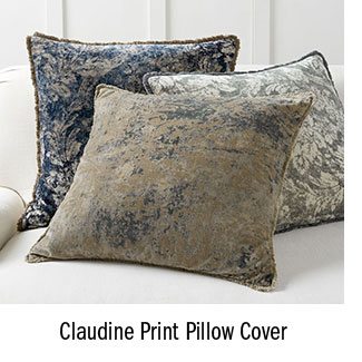 Claudine Print Pillow Cover