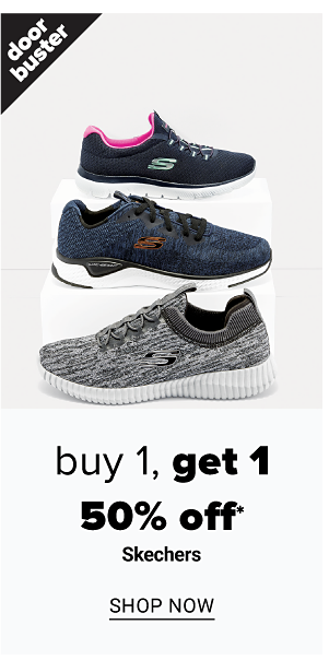 Buy 1 Get 1 50% Off Skechers - Shop Now