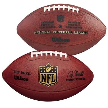 Wilson "The Duke" Official Size NFL Leather Football