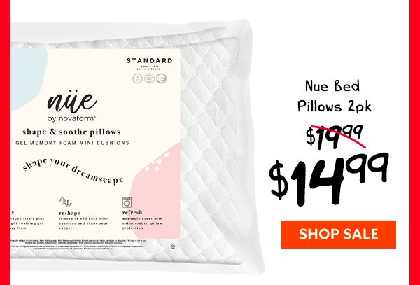 Nue Bed Pillows 2pk