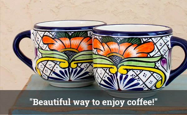 "Beautiful way to enjoy coffee!"