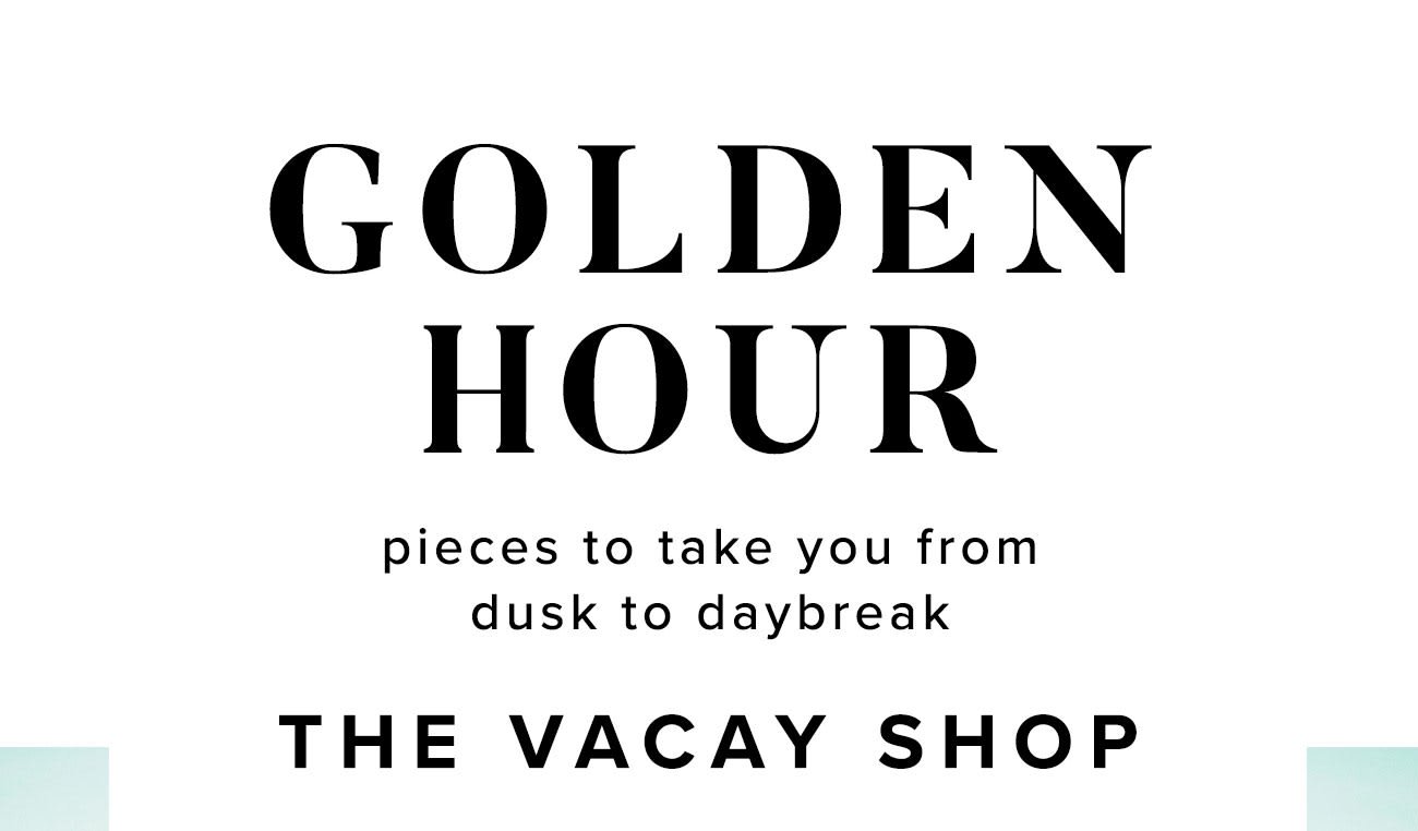 Golden Hour -vacation shop 